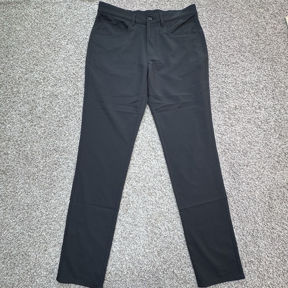 FootJoy Pants Men Black Athletic 5 Pocket Performance‎ Stretch Size 32x32 MINT